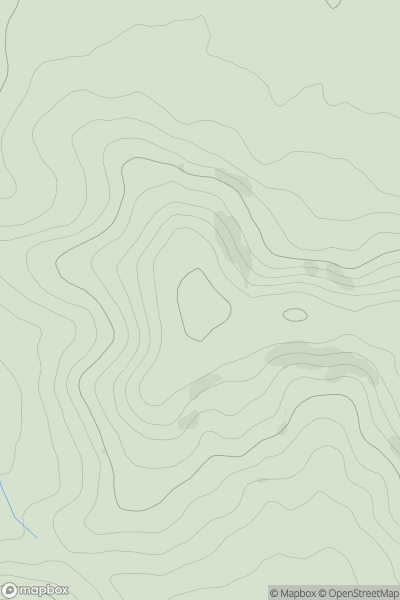 Thumbnail image for Coppet Hill [South Central England] showing contour plot for surrounding peak